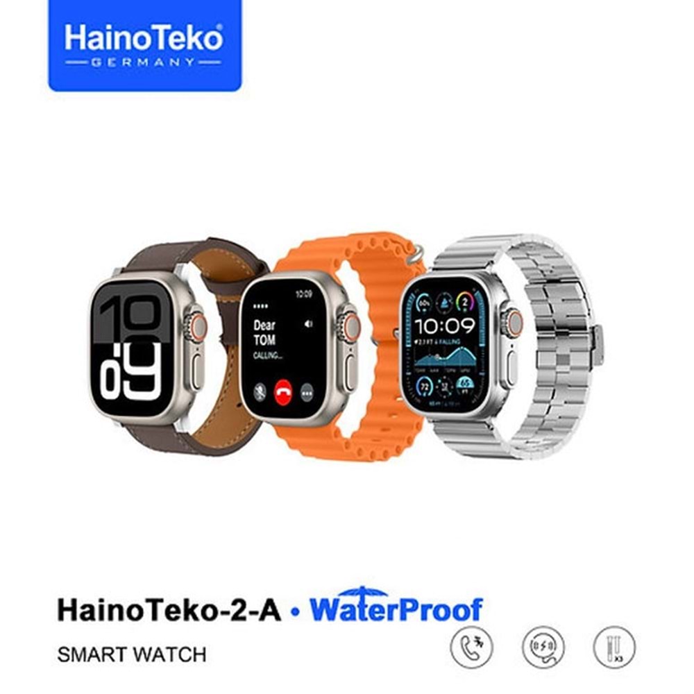 HAİNO TEKO TEKO-2 SU GEÇİRMEZ 20 GÜN ŞARJ SÜRELİ AKILLI SAAT