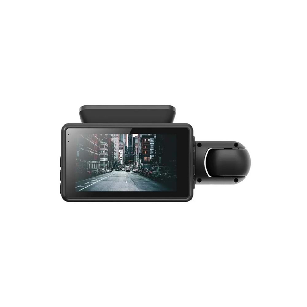 A68 ÇİFT LENS ARAÇ İÇİ DİKİZ GPRS DASHCAM Wİ-Fİ ARABA KAMERASI