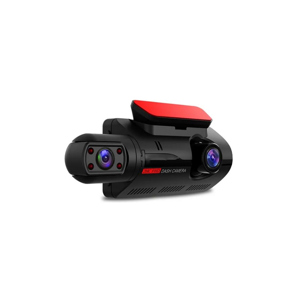 A68 ÇİFT LENS ARAÇ İÇİ DİKİZ GPRS DASHCAM Wİ-Fİ ARABA KAMERASI