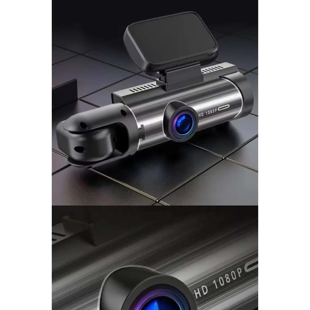 M8 1296P ÇİFT LENS ARAÇ İÇİ DİKİZ GPRS DASHCAM Wİ-Fİ ARABA KAMERASI