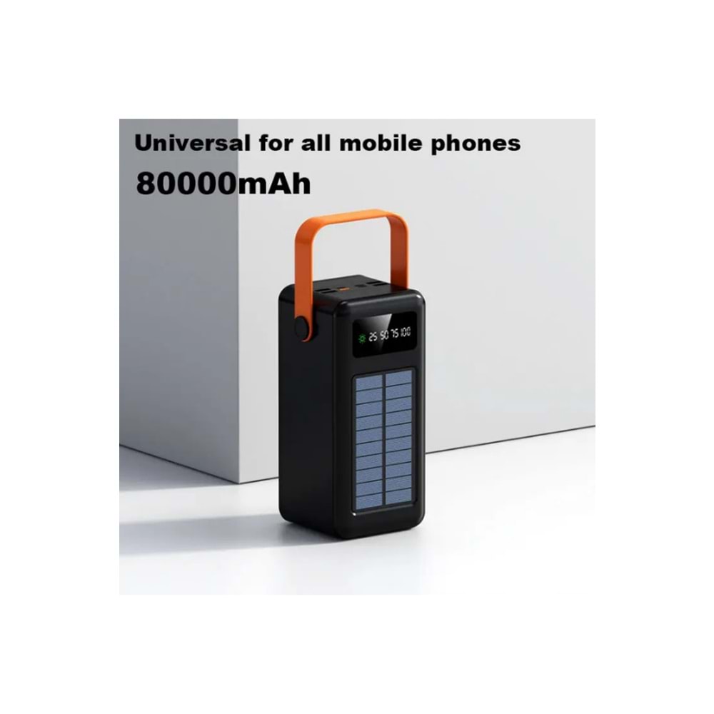 PG-PW280S 80000 MAH SOLAR ŞARJLI POWERBANK
