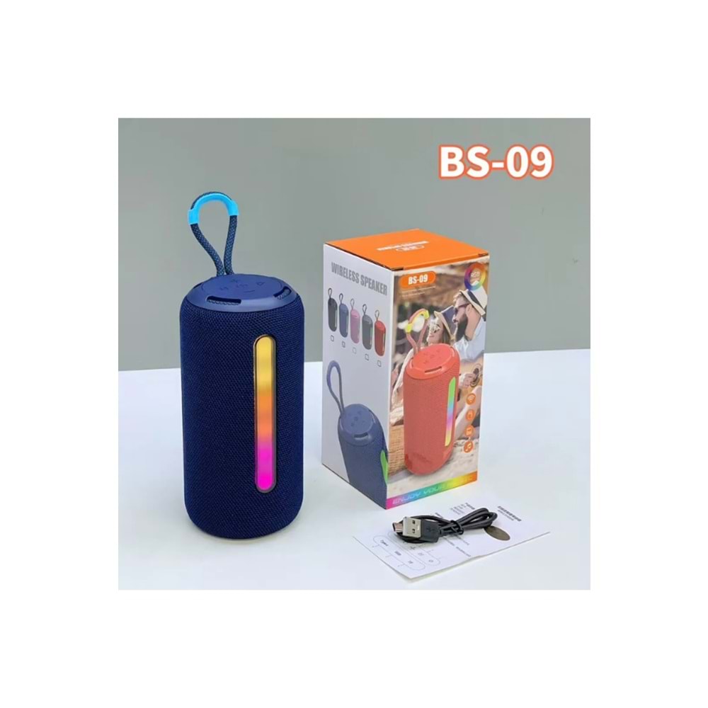 BS-09 IŞIKLI BLUETOOTH SPEAKER
