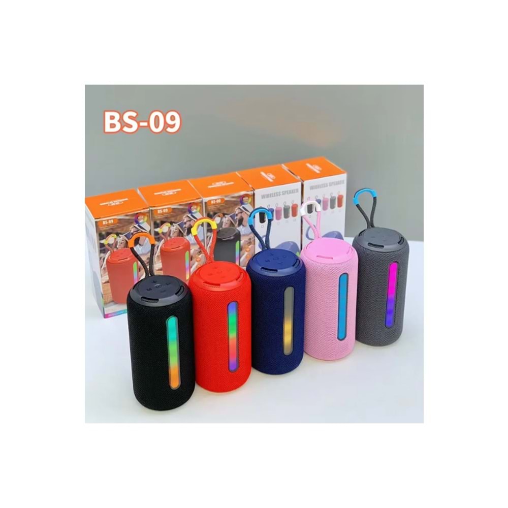 BS-09 IŞIKLI BLUETOOTH SPEAKER