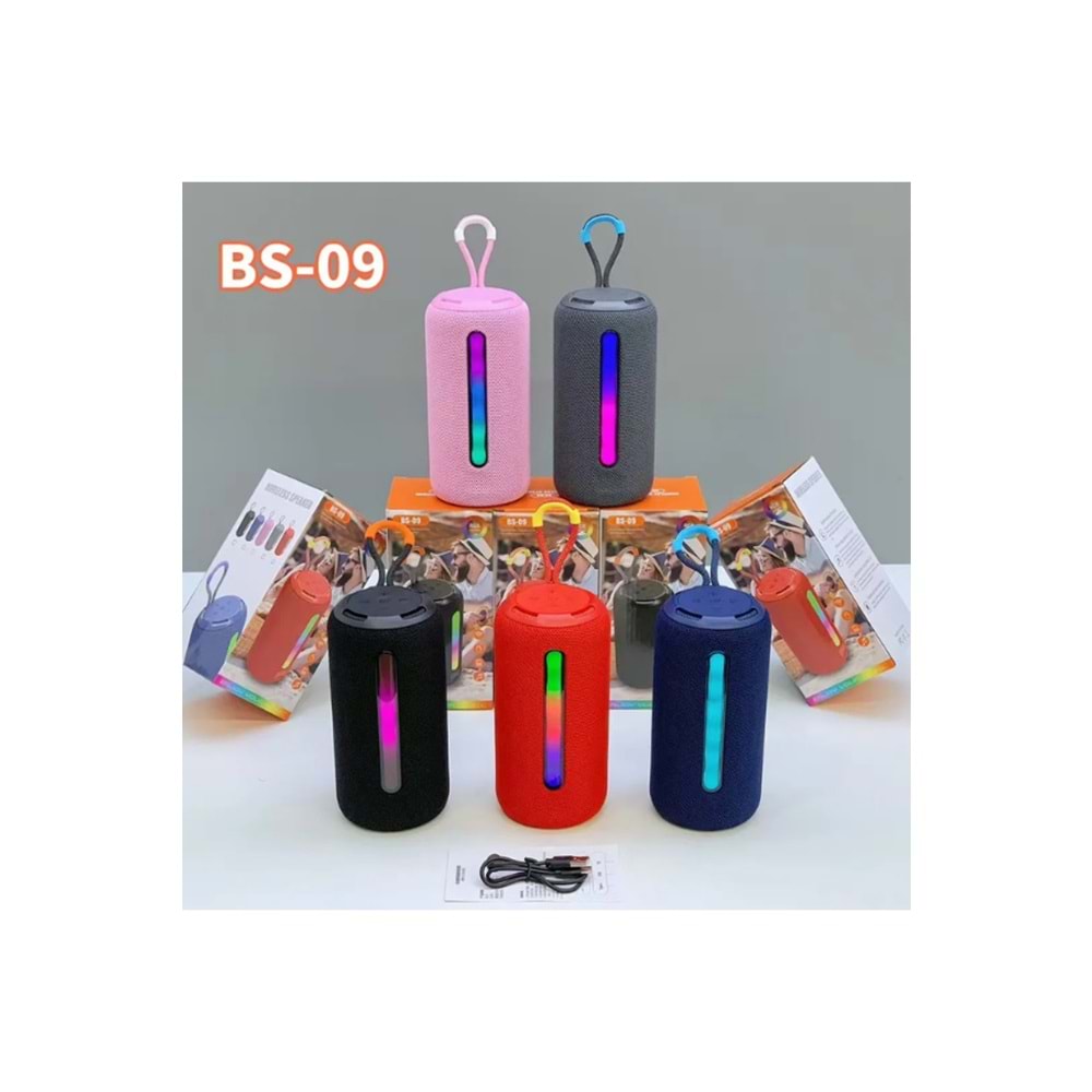 BS-09 IŞIKLI BLUETOOTH SPEAKER