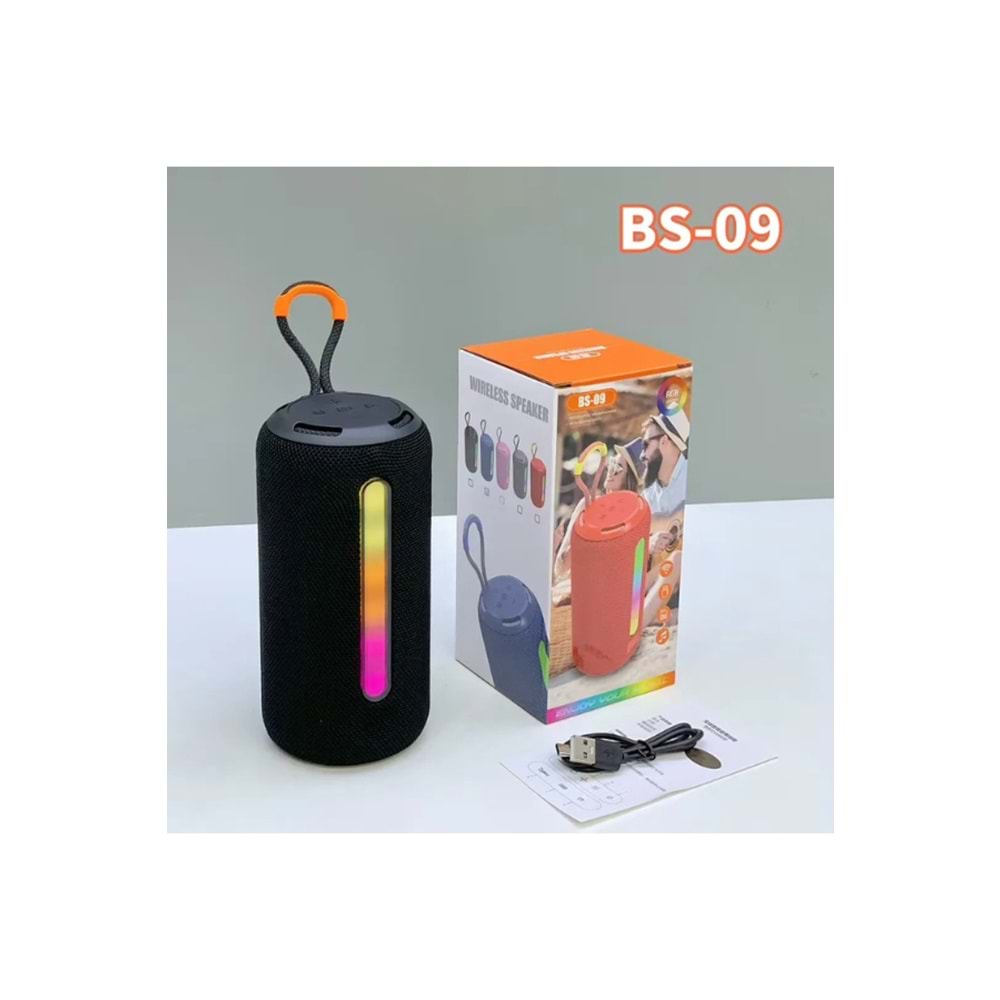 BS-09 IŞIKLI BLUETOOTH SPEAKER