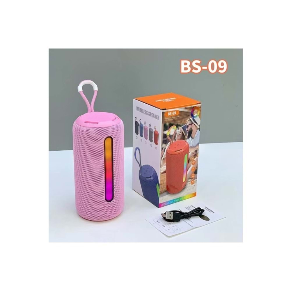 BS-09 IŞIKLI BLUETOOTH SPEAKER