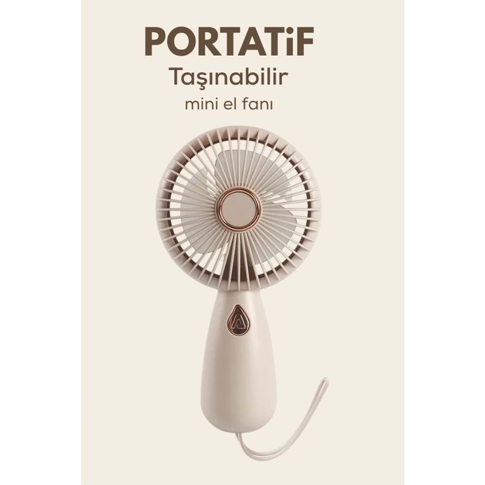 LEERFEİ ZB103 USB Lİ ŞARKLI ELVANTİLATÖRÜ