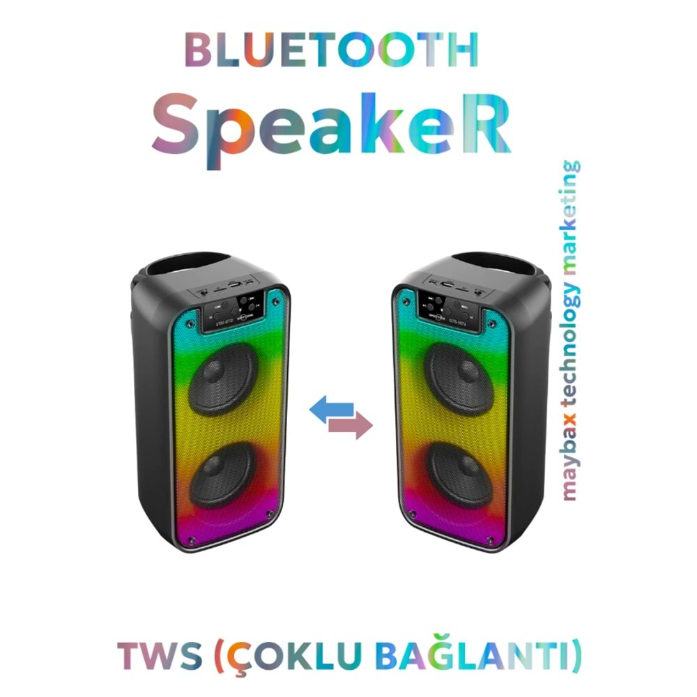 GTS-1873 IŞIKLI BLUETOOTH SPEAKER
