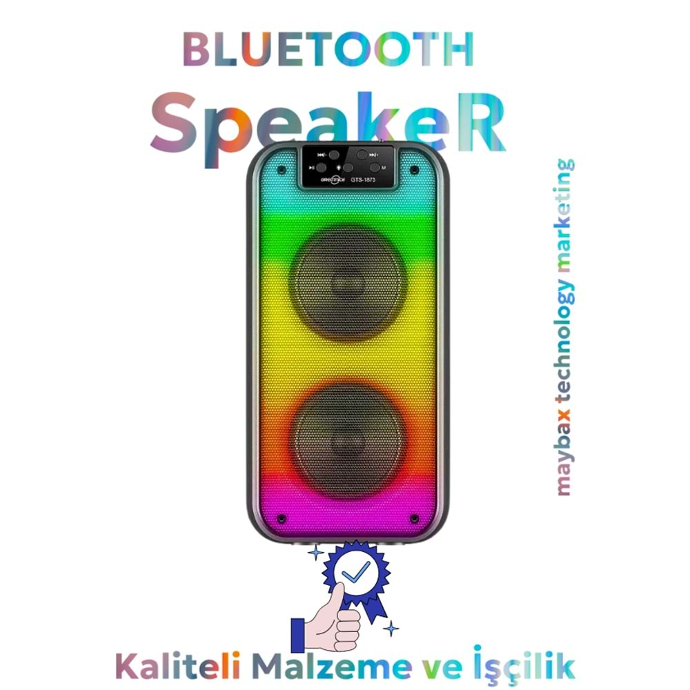 GTS-1873 IŞIKLI BLUETOOTH SPEAKER