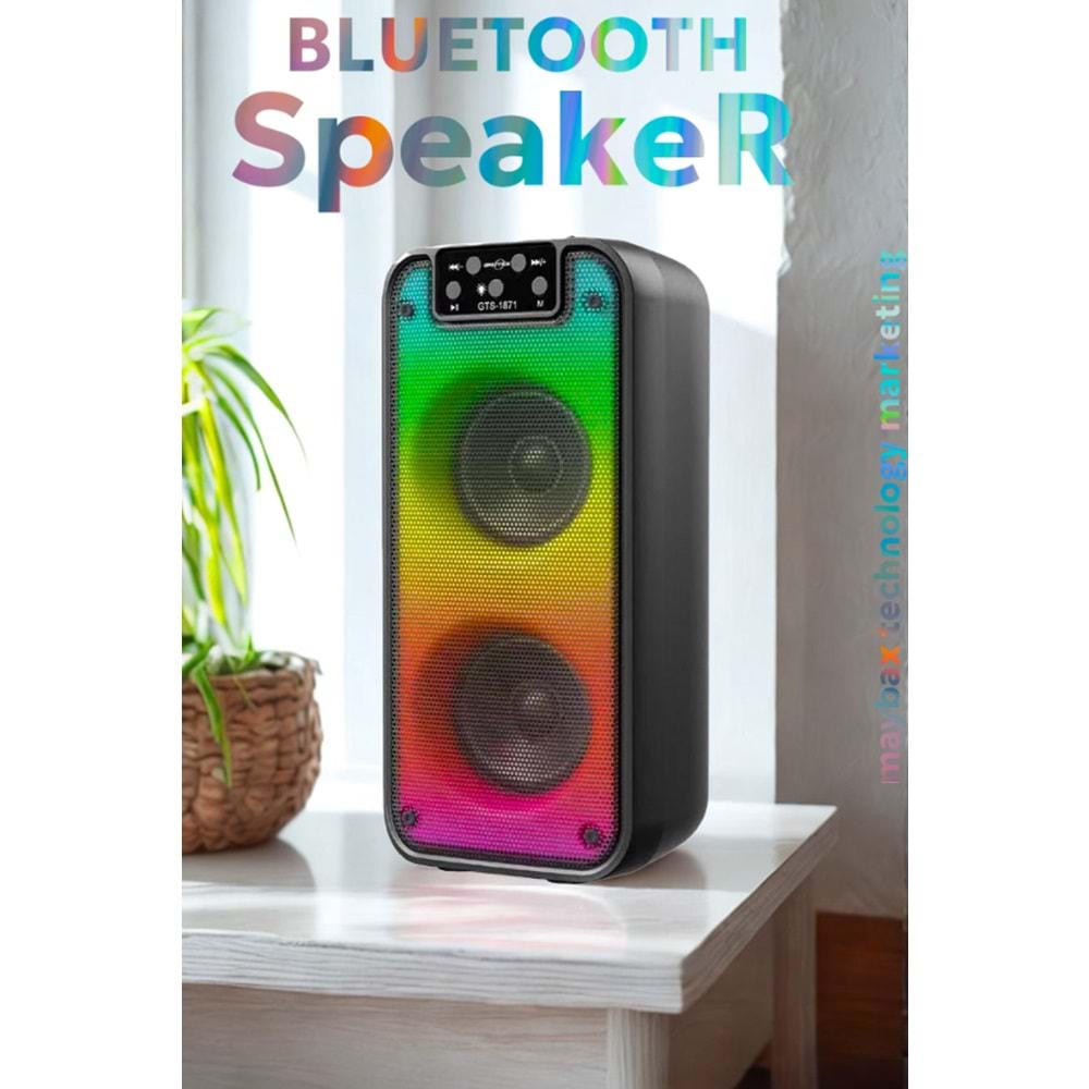 GTS-1873 IŞIKLI BLUETOOTH SPEAKER