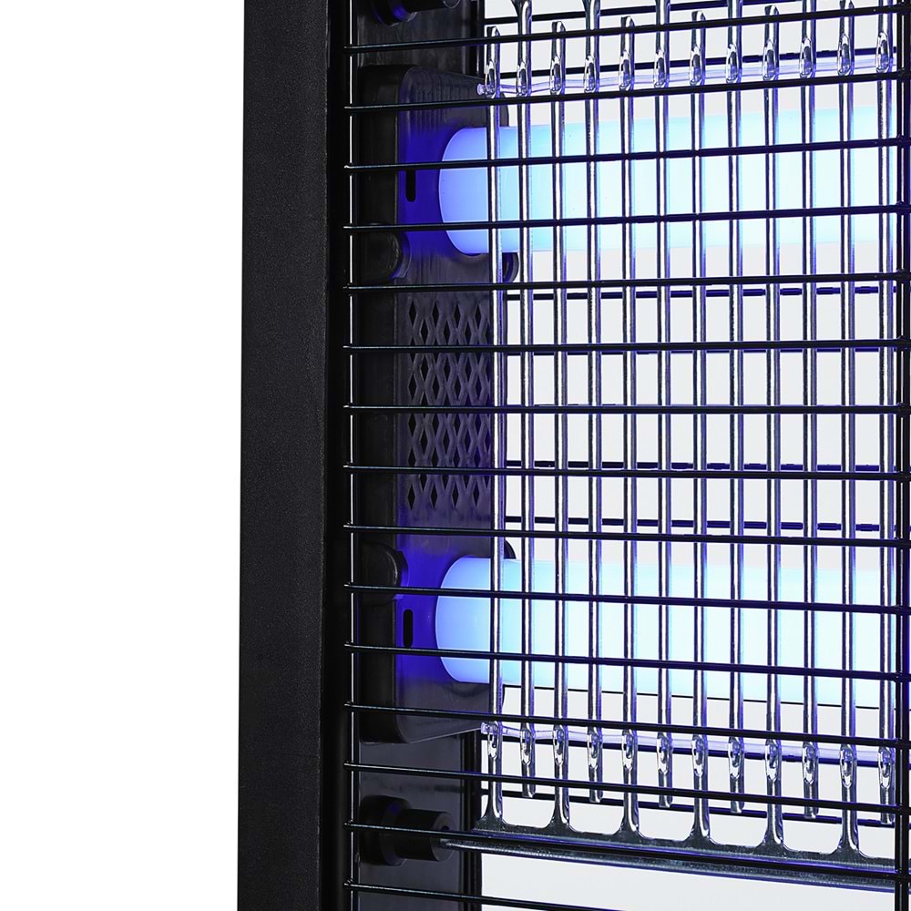 Asonic AS-A29 Siyah Büyük Boy 6W+ 2000V Zincir Askısılı İki Ledli Sinek Öldürücü