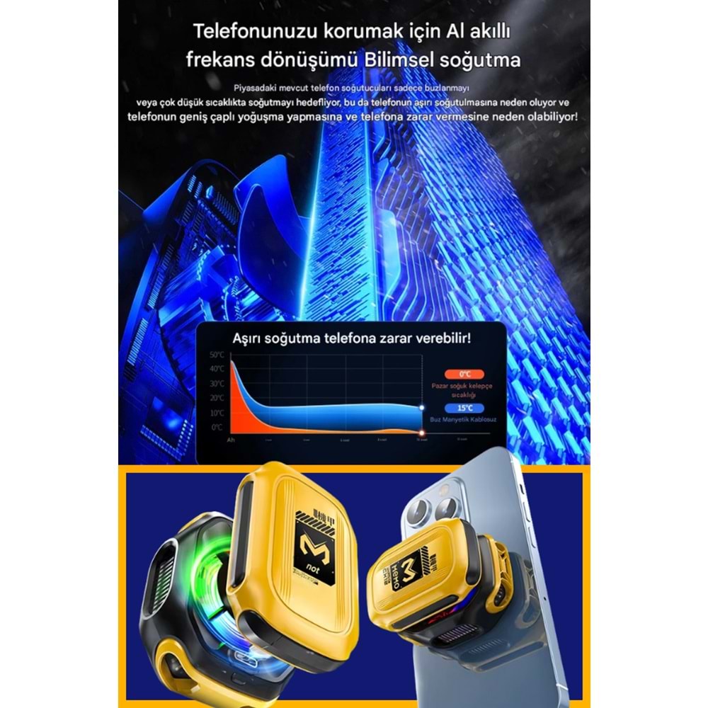 LF-CX12 POWERBANKLI TELEFON SOĞUTUCU