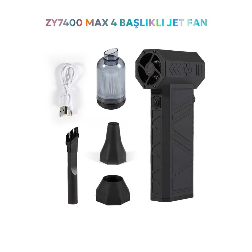 ZY7400 MAX 4 BAŞLIKLI JET FAN