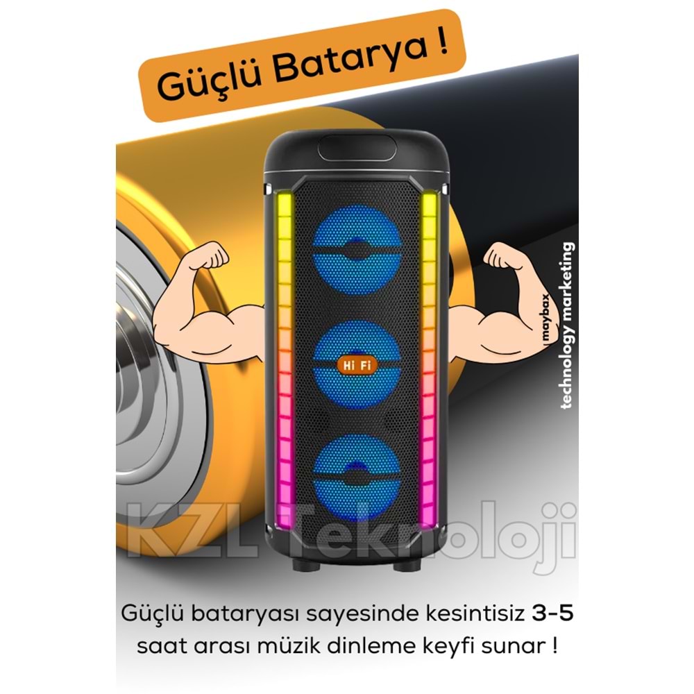 PG-6600 IŞIKLI BLUETOOTH SPEAKER