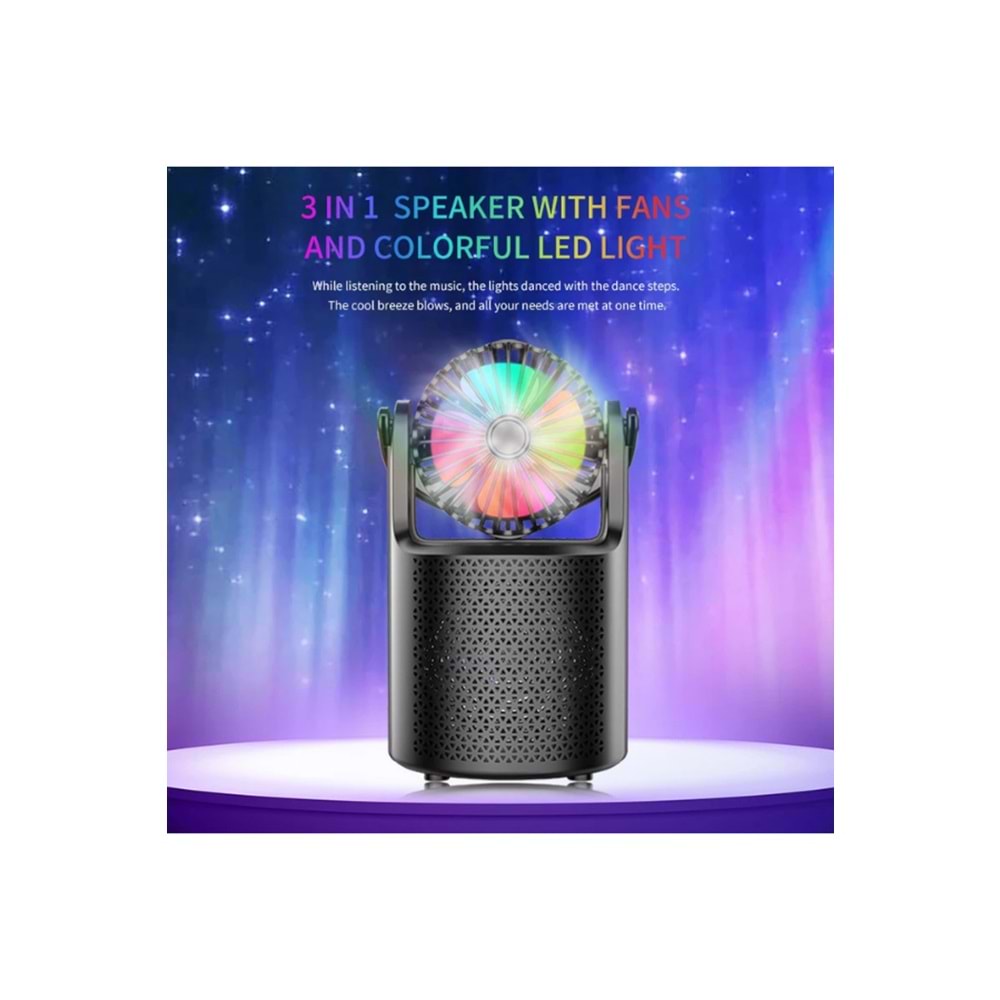 ZQS1440 BLUETOOTHT SPEAKER VANTİLATÖR