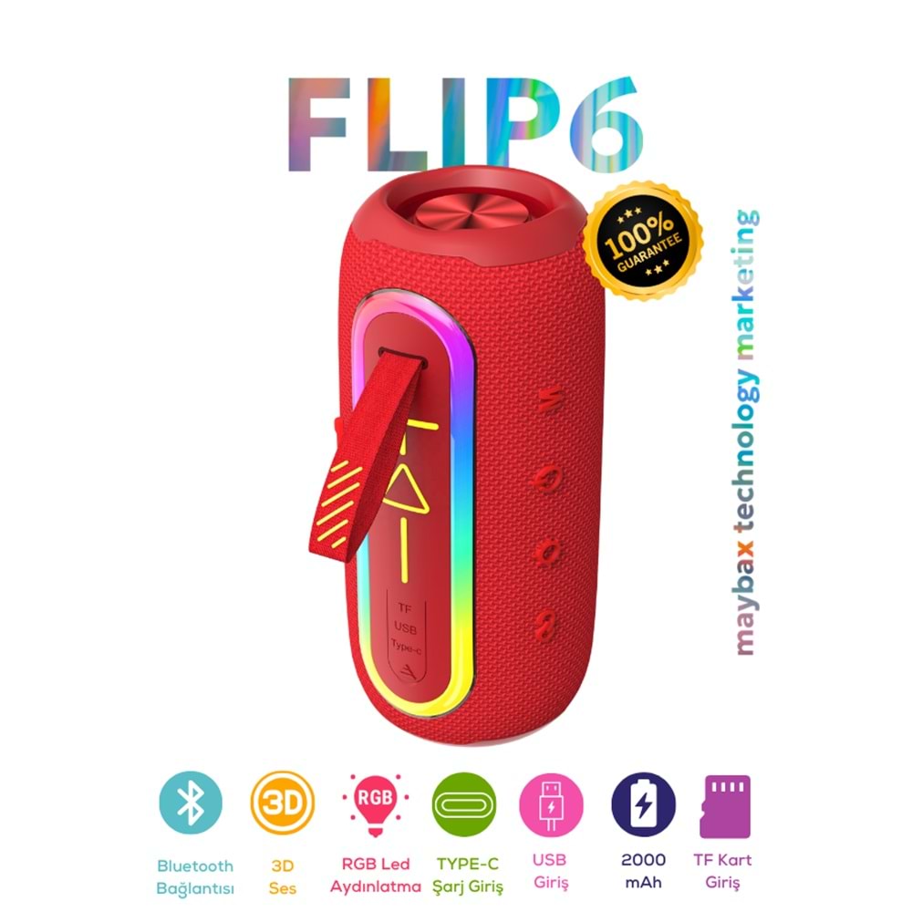 FLIP6 MAX BLUETOOTH SPEAKER