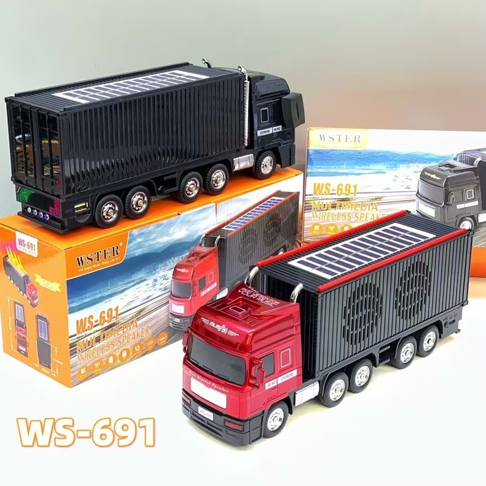 PG-WS691 TIR MODELİ ARABALI BLUETOOTH MÜZİK ÇALAR