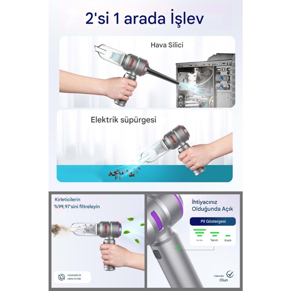 HL-121 VACUUM CLEANER PROFESYONEL EL SÜPÜRGESİ