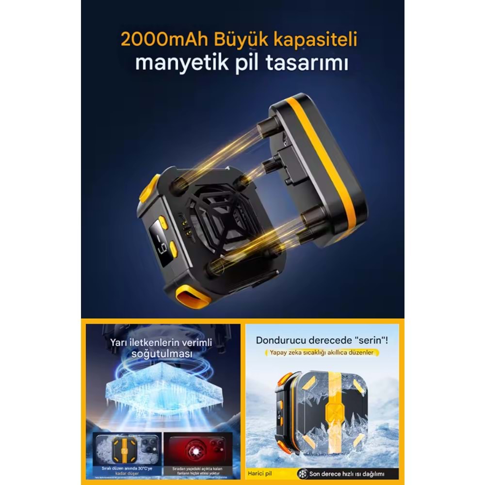 LF-P70 POWERBANK ÖZELLİKLİ TELEFON SOĞUTUCU