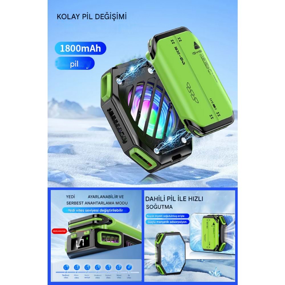 LF-X111 POWERBANK ÖZELLİKLİ TELEFON SOĞUTUCU