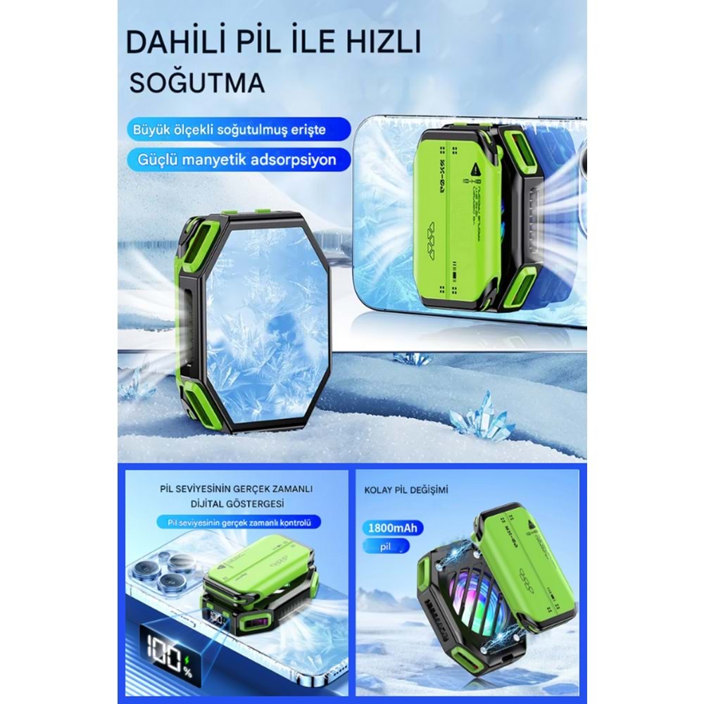 LF-X111 POWERBANK ÖZELLİKLİ TELEFON SOĞUTUCU