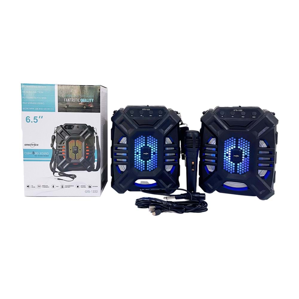 GTS-1222 IŞIKLI BLUETOOTH SPEAKER