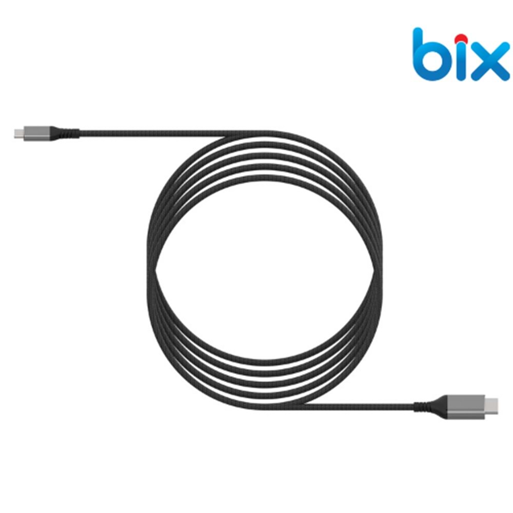BİX BX02HB PRO 4K 60Hz HDCP Destekli Type-C to HDMI Görüntü Aktarıcı Kablo 1.8 Metre