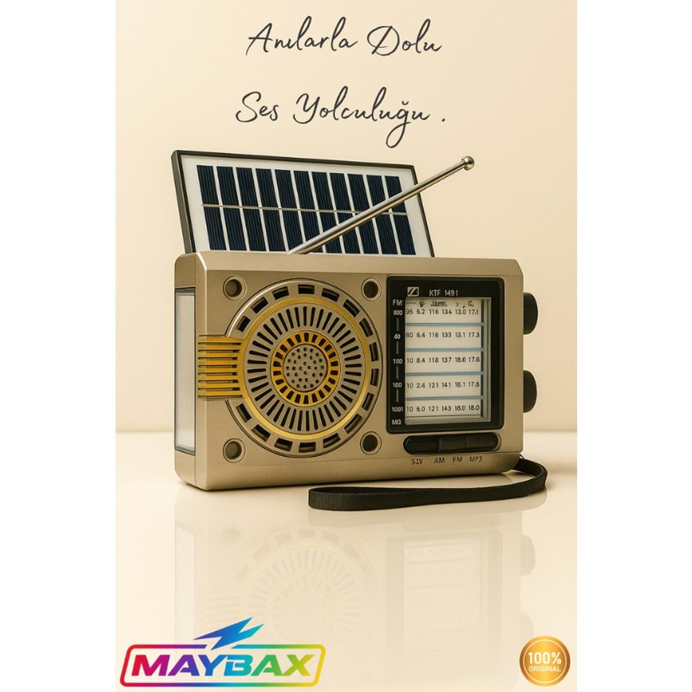 KTF-1481 BLUETOOTH NOSTALJİK RADYO