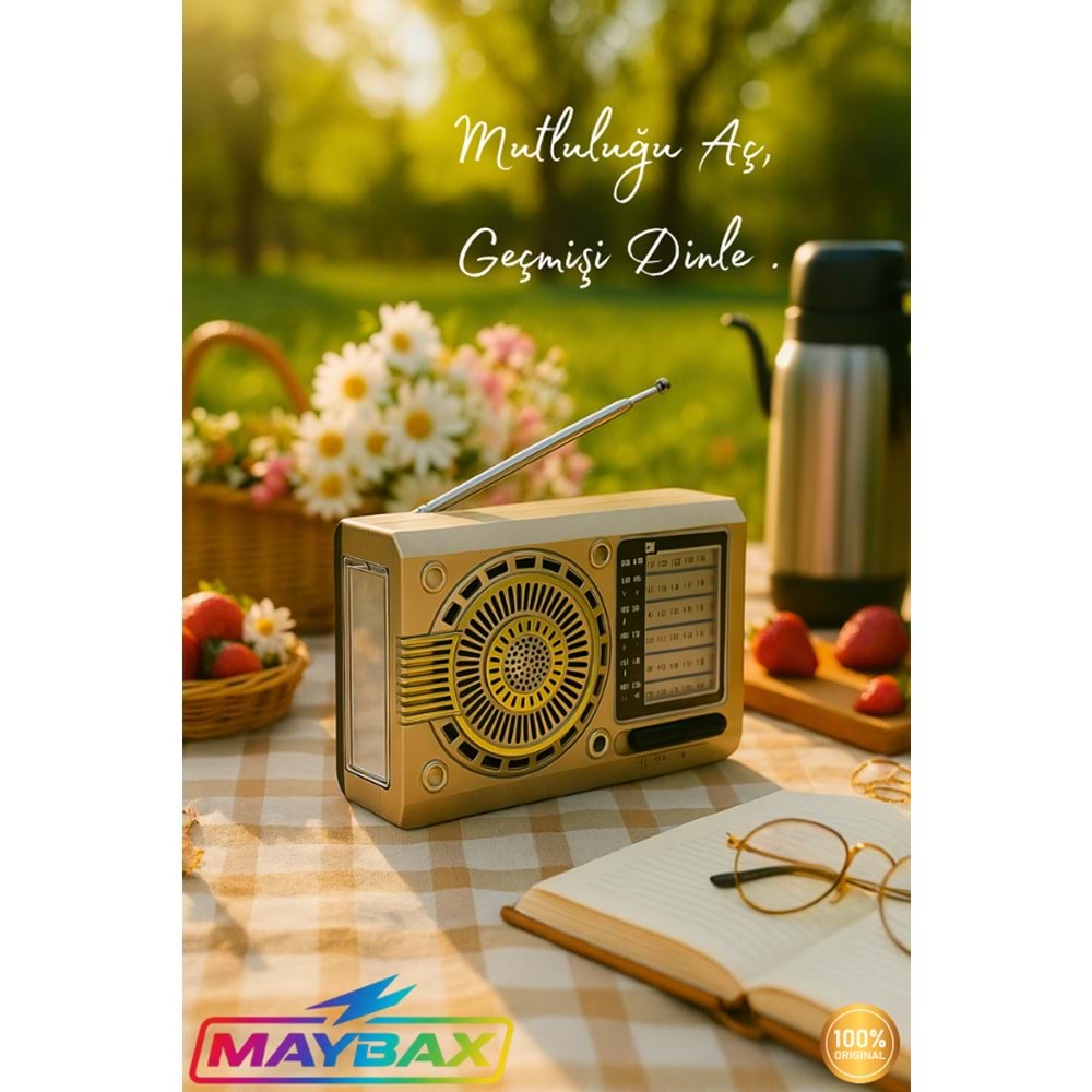 KTF-1481 BLUETOOTH NOSTALJİK RADYO