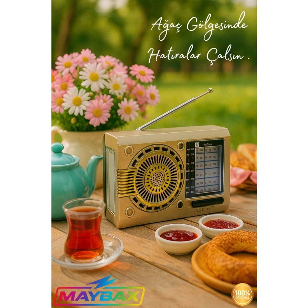 KTF-1481 BLUETOOTH NOSTALJİK RADYO