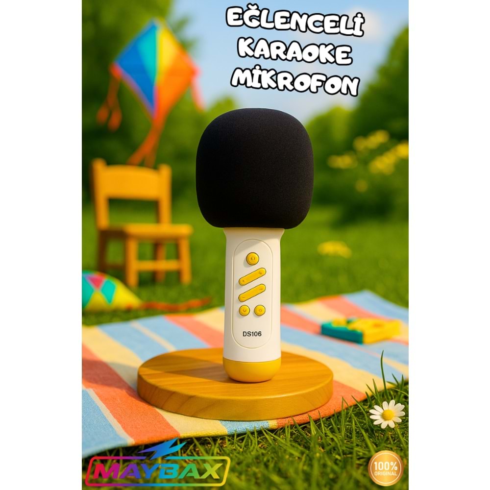 DS106 ORJİNAL KARAOKE MİKROFON