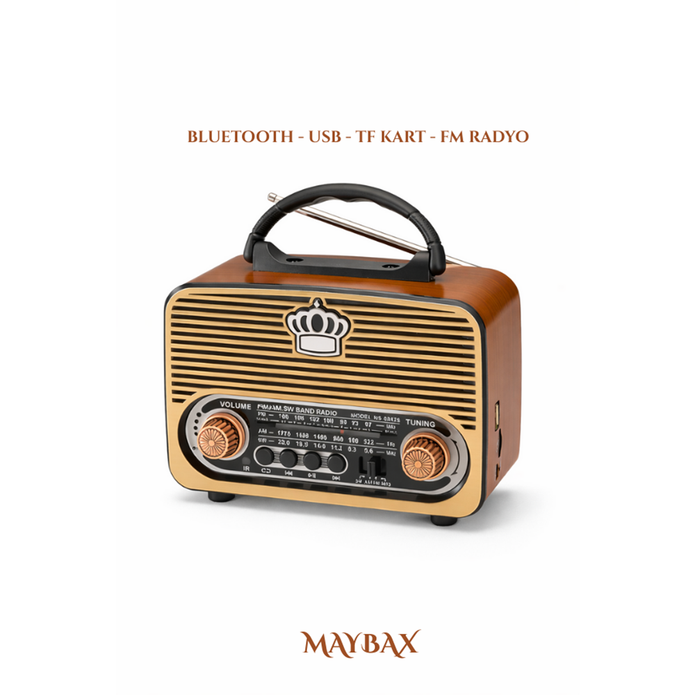 NS-8092BT BLUETOOTH NOSTALJİK SPEAKER