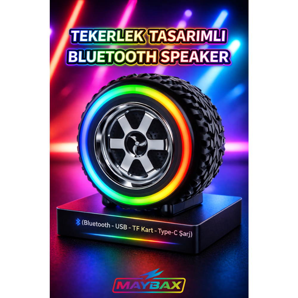 G2389 TEKERLEK MOD SPEAKER PORTABLE WIRELESS