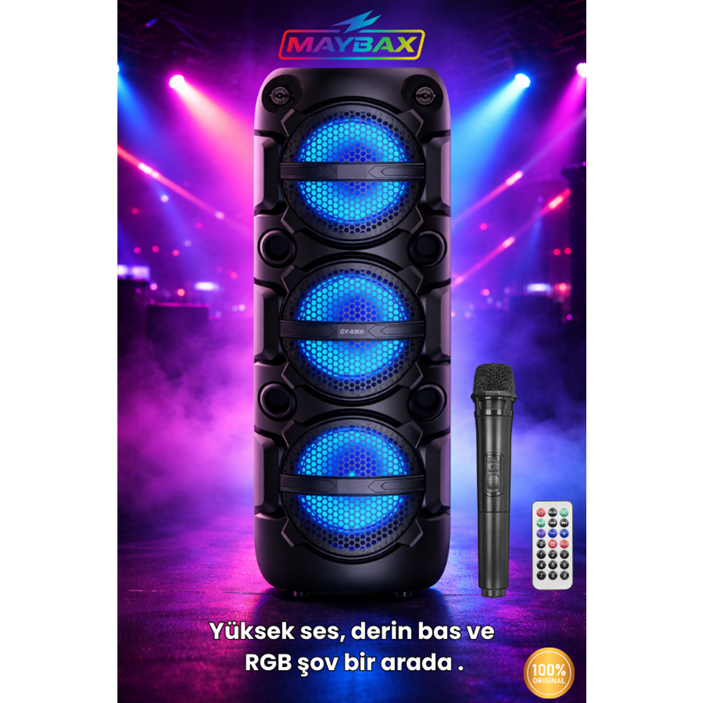 GY-8306 SPEAKER BLUETOTH IŞIKLI