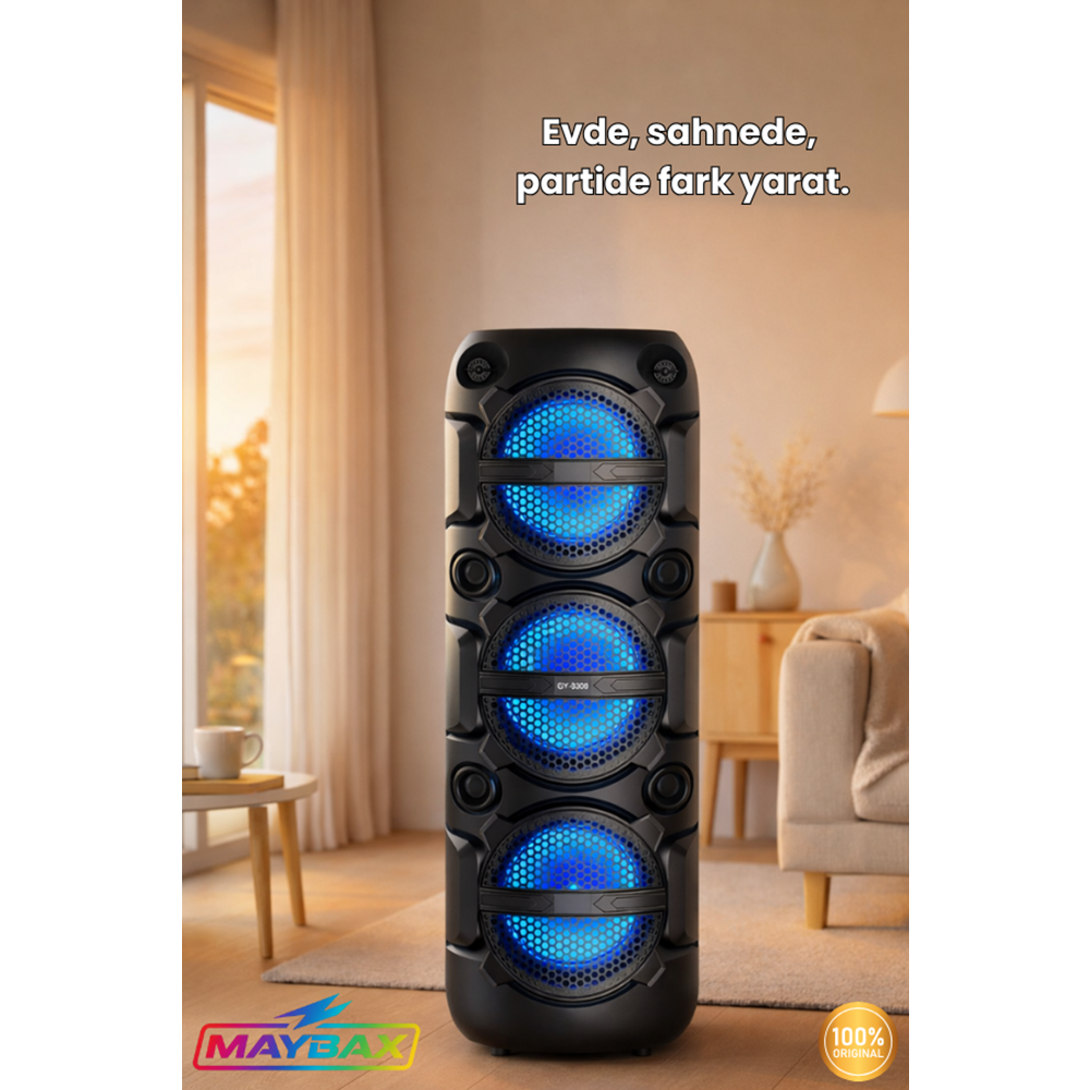 GY-8306 SPEAKER BLUETOTH IŞIKLI
