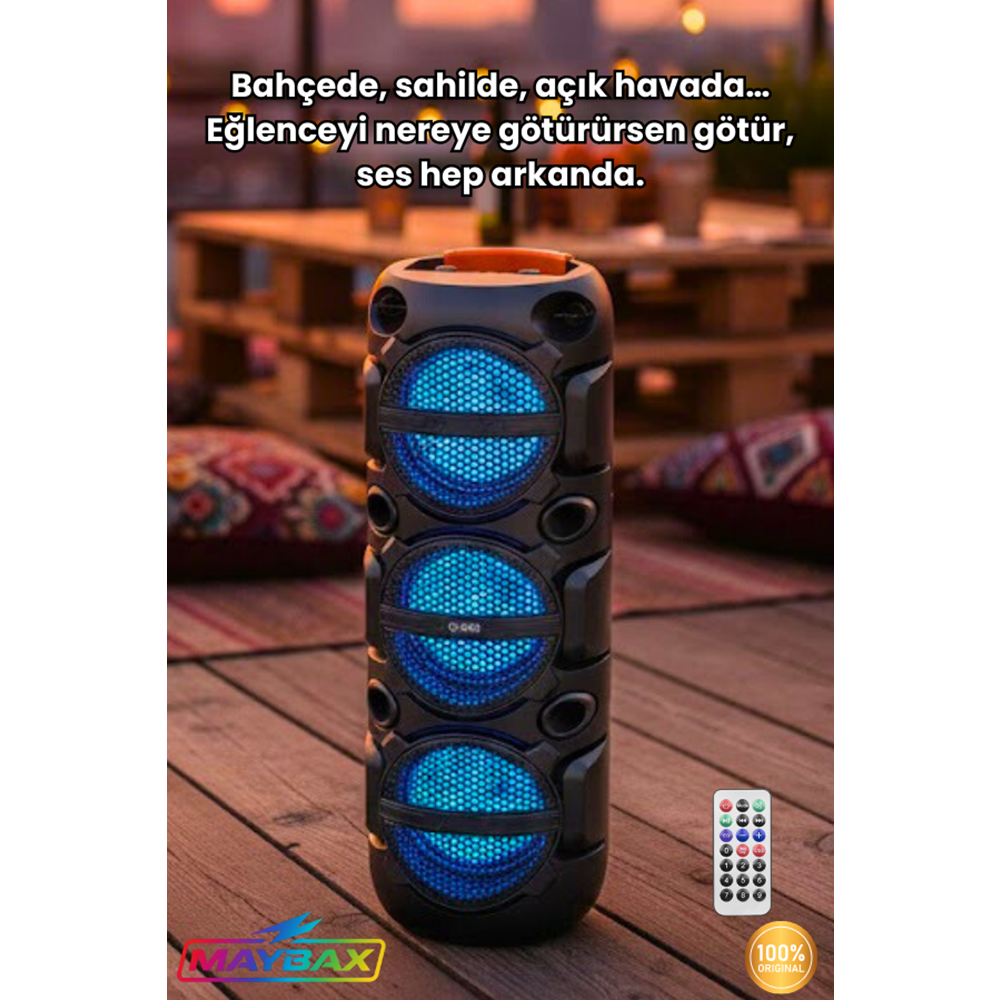 GY-8306 SPEAKER BLUETOTH IŞIKLI