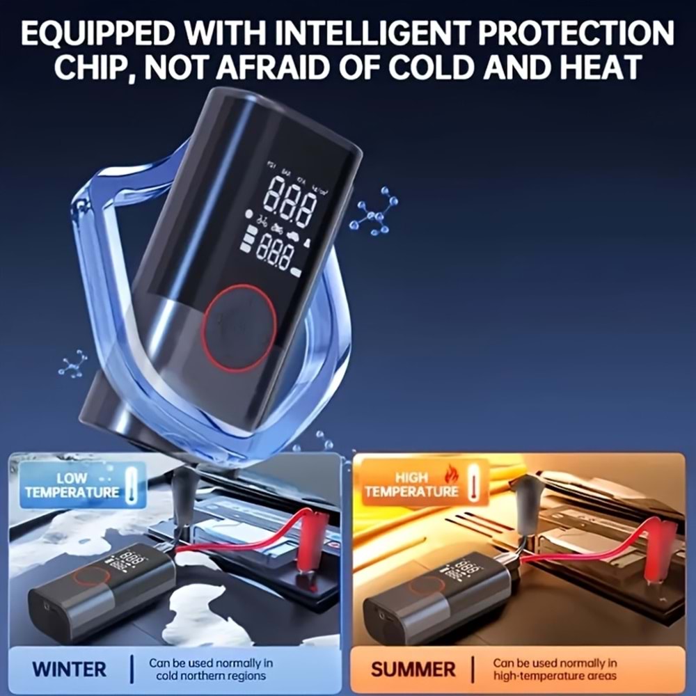 ST-9650 / AKÜ TAKVİYELİ ŞARJLI HAVA POMPASI