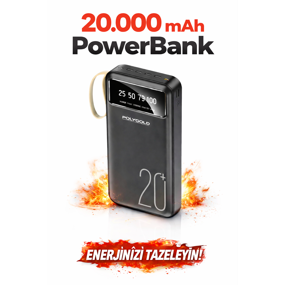 PG-PW120 POWER BANK KABLOLU 20000 mAh
