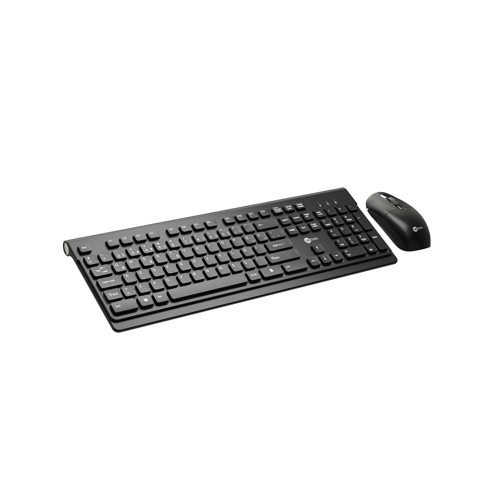 Lenovo Lecoo KW203 Kablosuz Siyah Klavye + Mouse Set