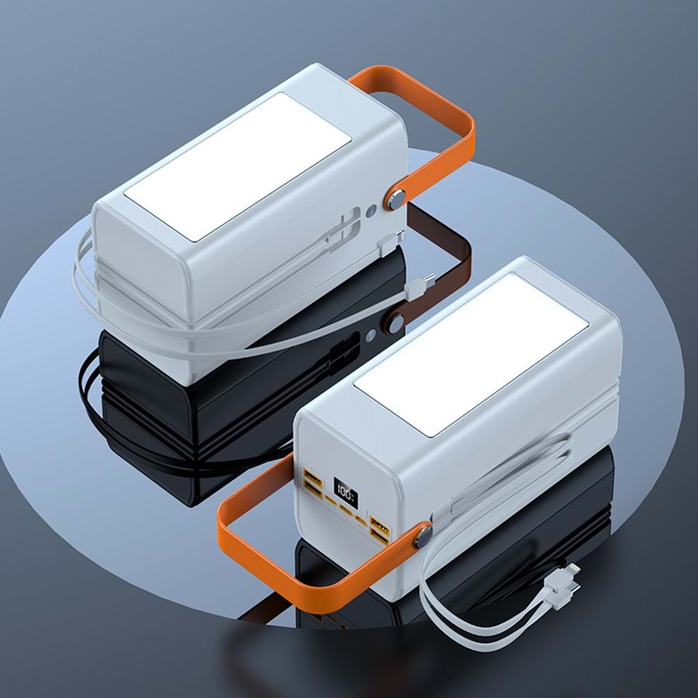 PG-PW780 POWER BANK 80000 MAH FAST ÖZELLİKLİ SOLAR ŞARJLI GÖSTEGELİ