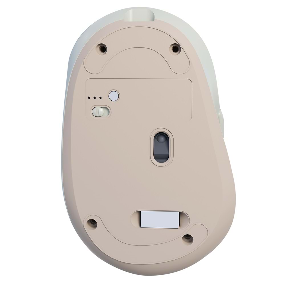 Everest SM-BT42 Usb Beyaz/Mavi 3in1 Bluetooth ve 2.4GHz Şarj Edilebilir Kablosuz Mouse