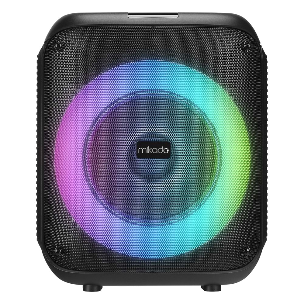 Mikado MD-BT51 BOMBIX 60W BT/USB/TF/TWS Led Işıklı Kafa Mikrofonlu Toplantı Anfisi