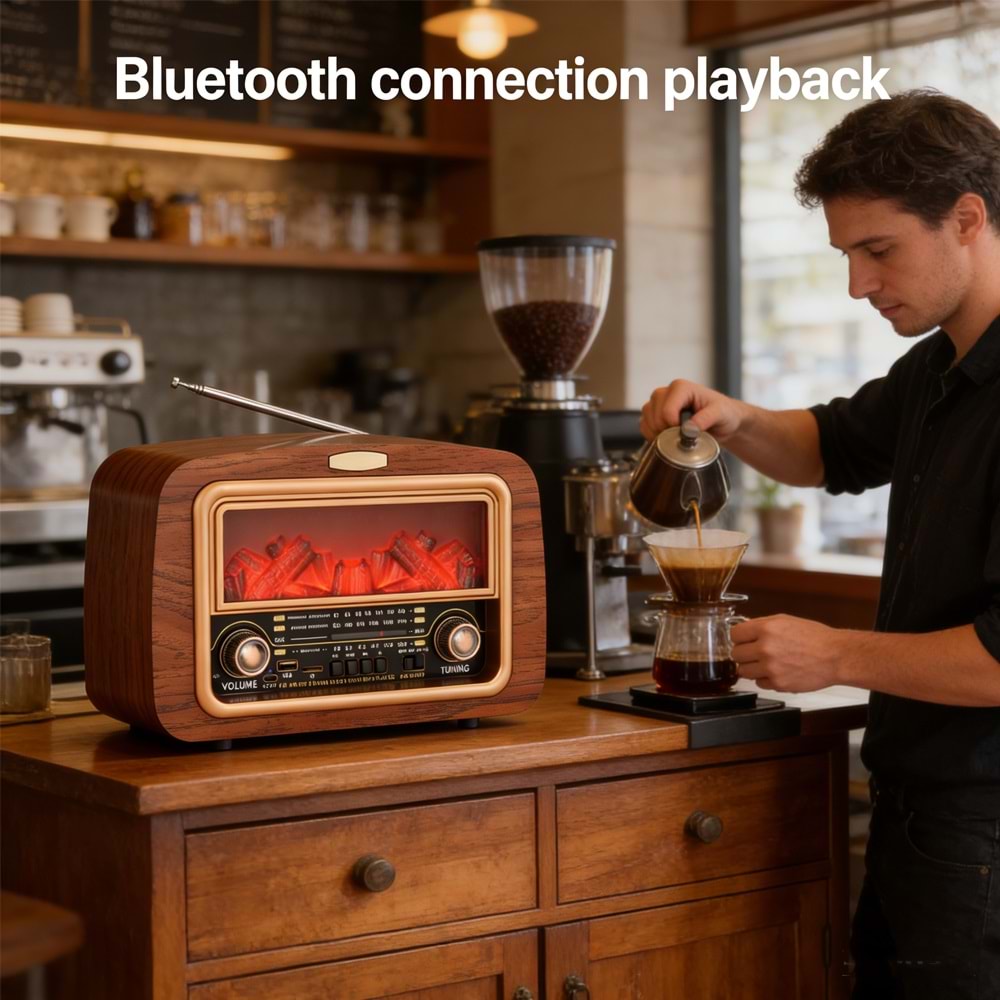 NS904BT BLUETOOTH NOSTALJİ SPEAKER