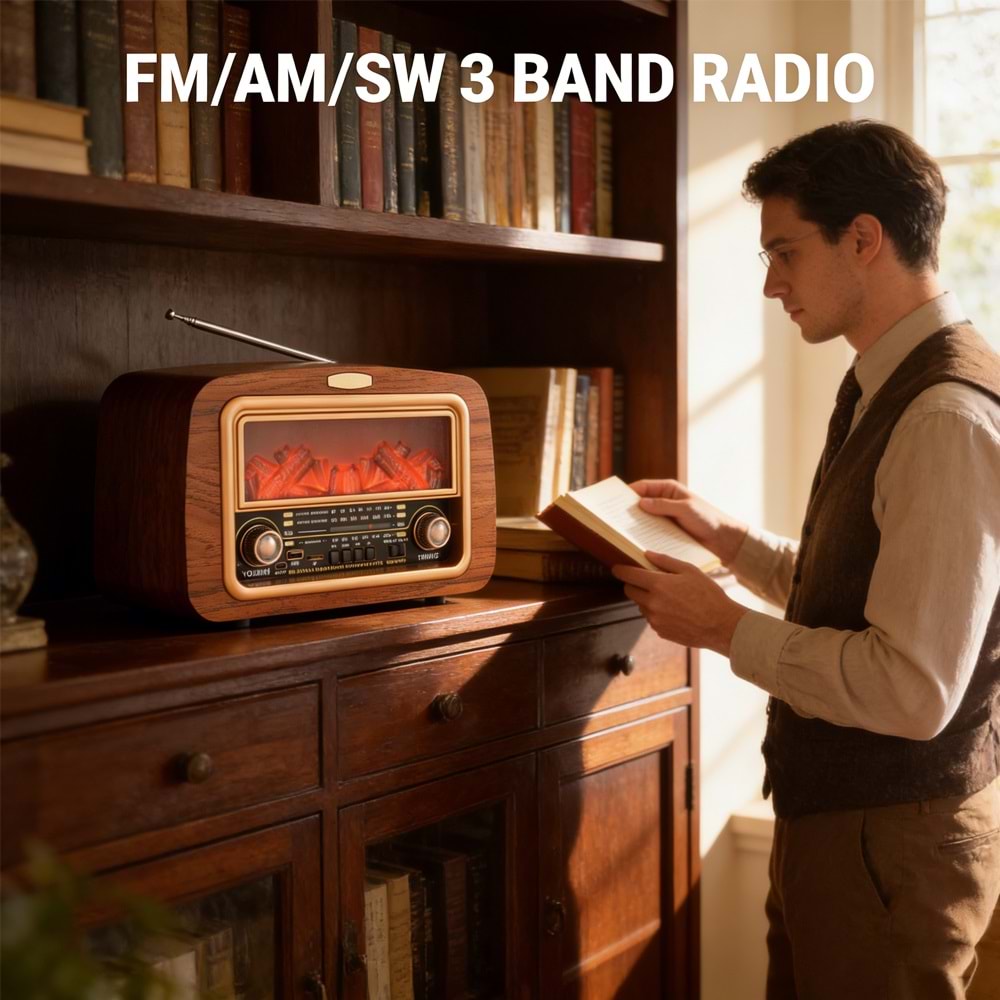 NS904BT BLUETOOTH NOSTALJİ SPEAKER