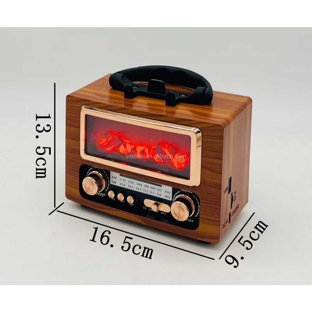 NS901BT BLUETOOTH NOSTALJİK SPEAKER
