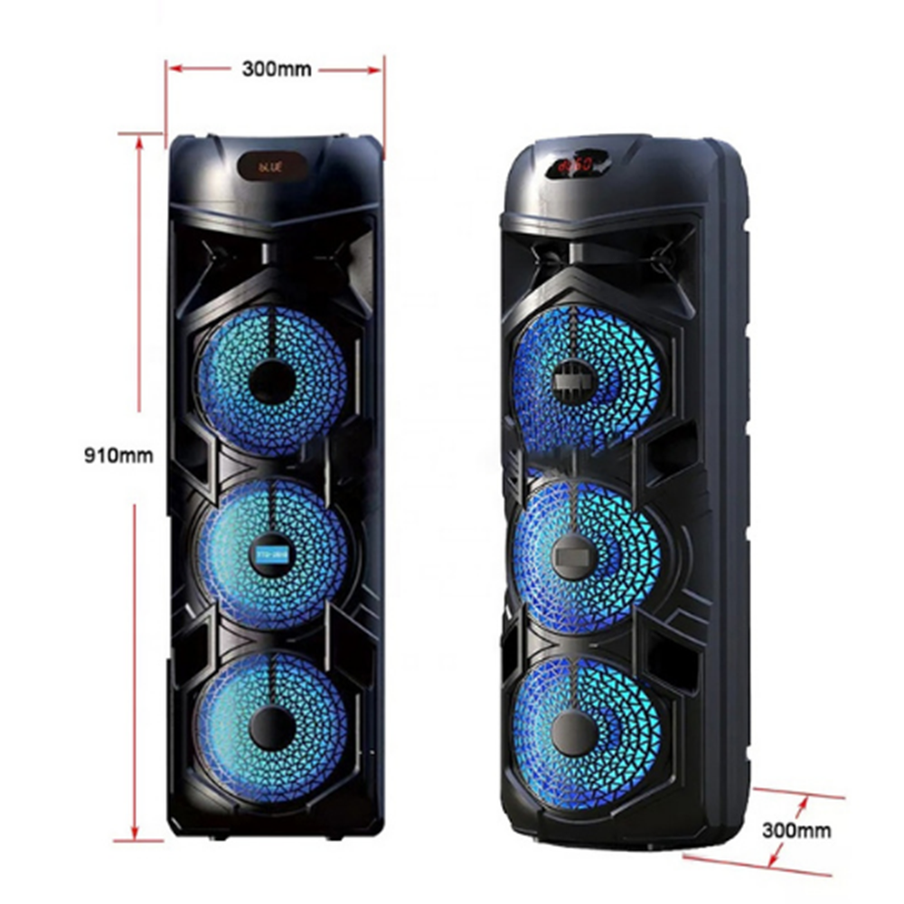 PG-8838 IŞIKLI KABLOSUZ MİKROFUNLU BLUETOOTH SPEAKER