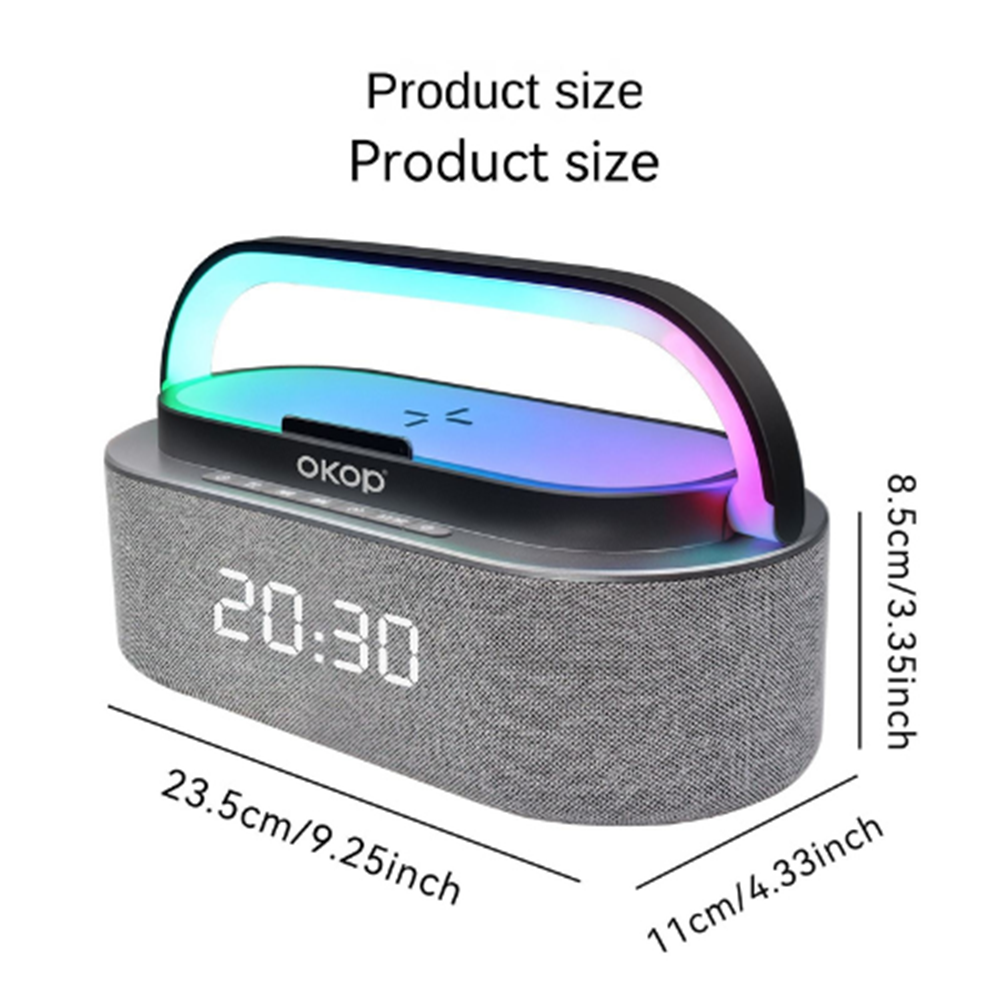 PG-S305 IŞIKLI SAATLİ BLUETOOTH SPEAKER