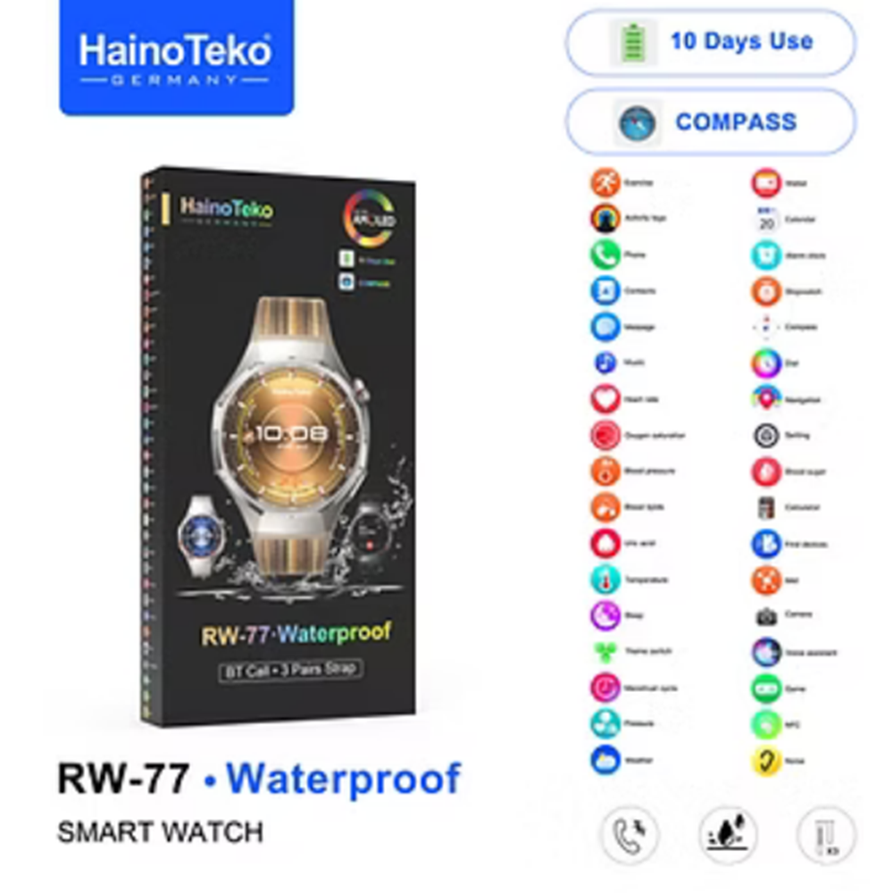 HAINOTEKO RW-77 / AMOLED AKILLI SAAT / RW77
