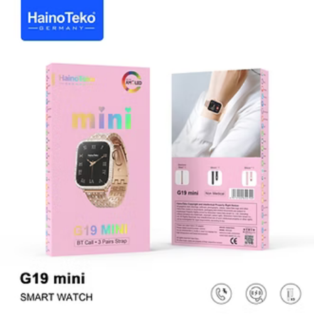 HAİNOTEKO G19 MİNİ BAYAN SAATİ AKILLI SAAT