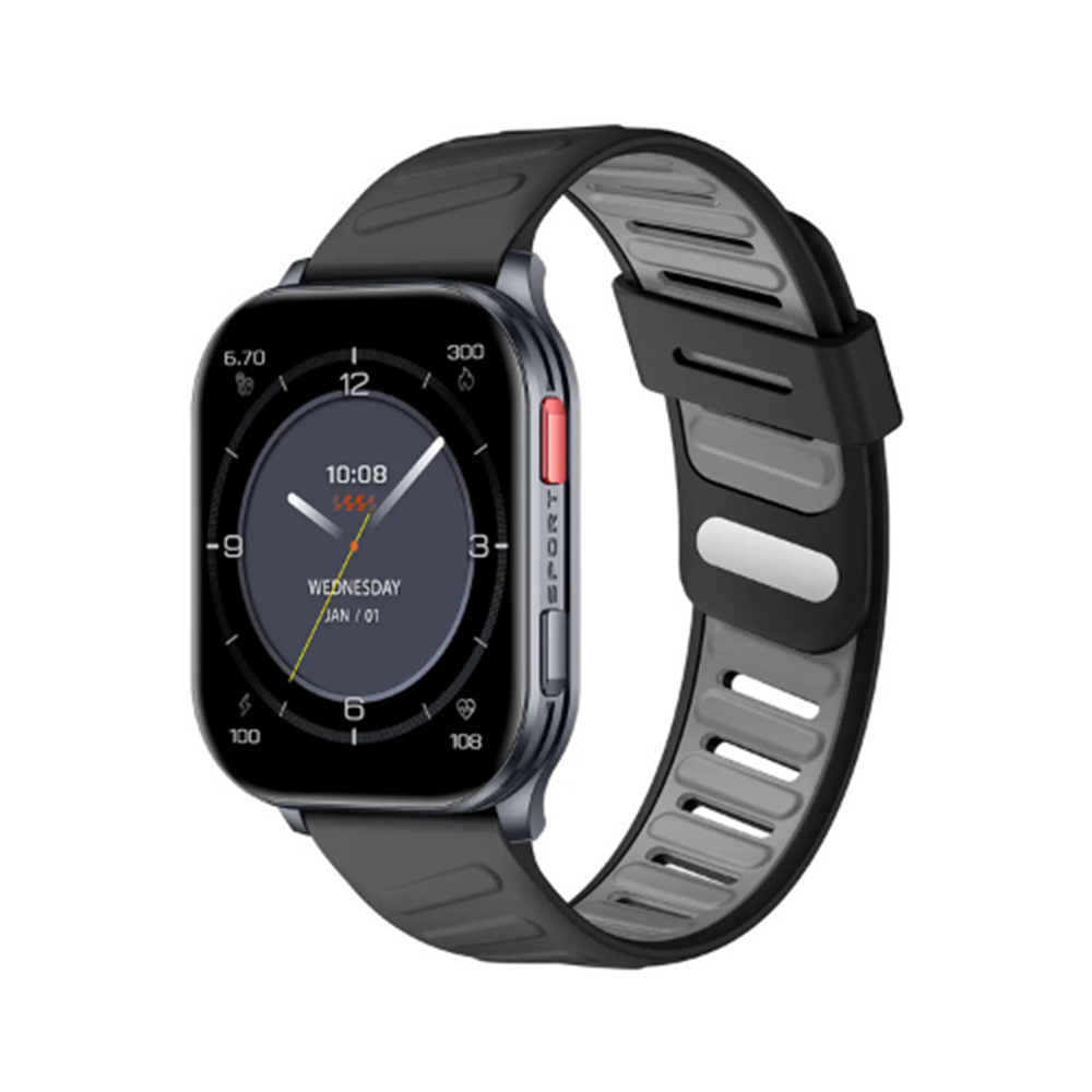 Bix TSW4 47mm Ultra İnce 2.04” AMOLED Ekranlı Akıllı Saat Turuncu – Dahili LED Fenerli, Bluetooth Aramalı, Nabız & SpO² Ölçer, iOS ve Android Uyumlu